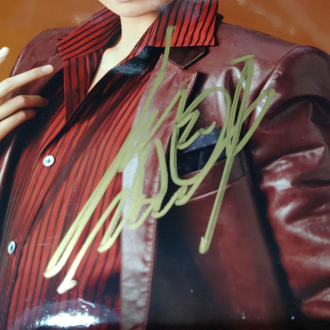 ①宝塚歌劇団　龍　真咲？　写真　サイン入り