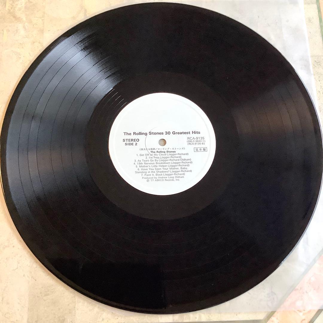 激レア!非売品! レコード新品! ローリングストーンズ 2枚組 ベスト30曲