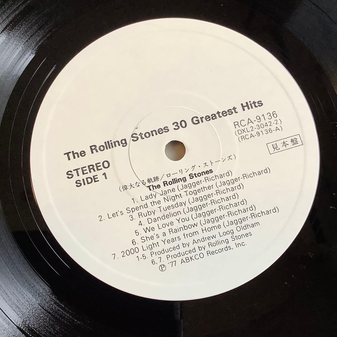 激レア!非売品! レコード新品! ローリングストーンズ 2枚組 ベスト30曲