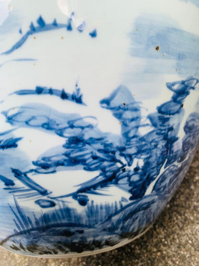 中国清時代染付大缸