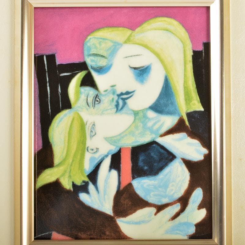 有田焼　陶板画　タイル画　リビングアート　パブロ・ピカソ　母と子　MR6722B