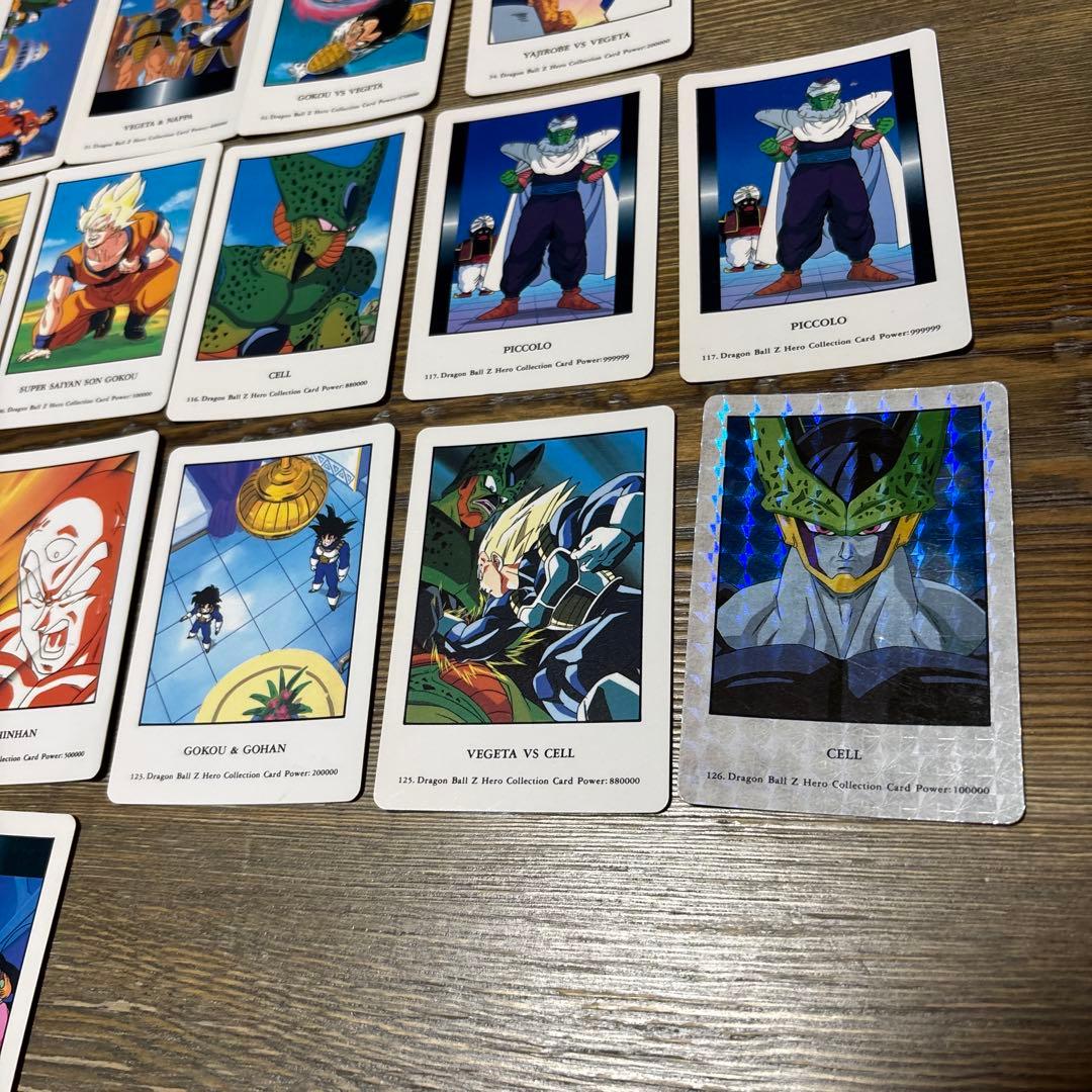 Vintage レア キラカード３枚 ドラゴンボールZ ヒーローコレクション