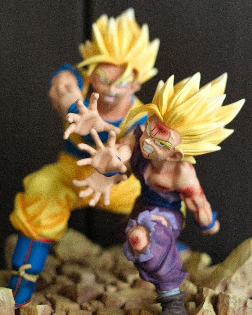 親子かめはめ波 ガレージキット シリアルカード付き