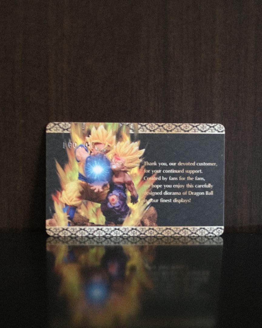 親子かめはめ波 ガレージキット シリアルカード付き