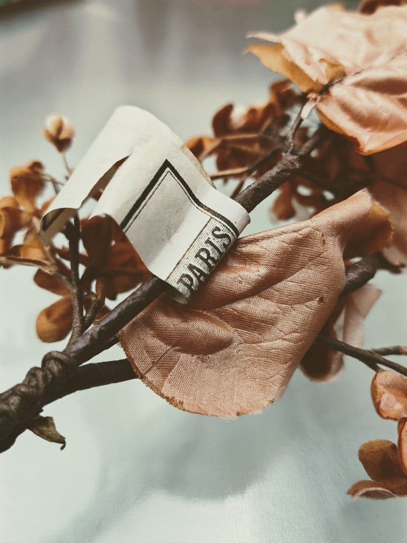 フランスアンティーク✨️大きな布花 ２点＋オマケ付き♡