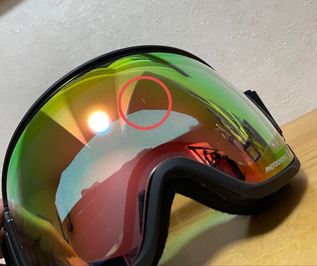 DICE BANK ダイス　バンク　ゴーグル　調光/MIT RED