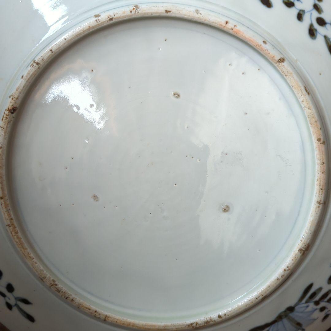 【ヘタウマ】金魚【古伊万里】大皿【色絵】