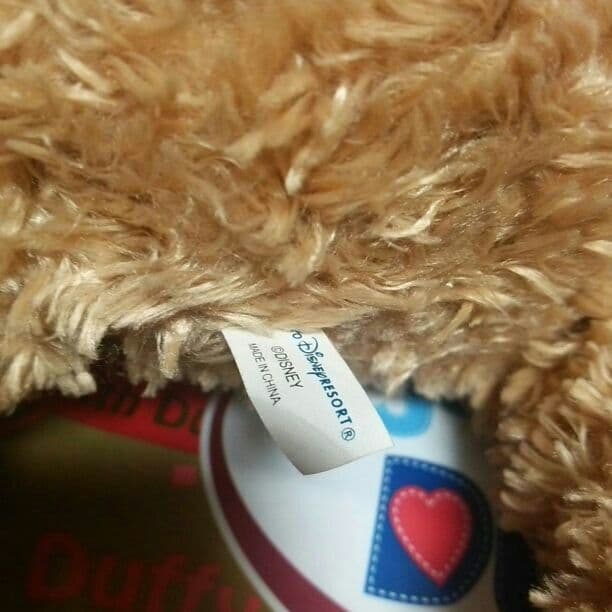 激レア!! 白タグ、ビーズ入り!!  ダッフィー ぬいぐるみ 中国製