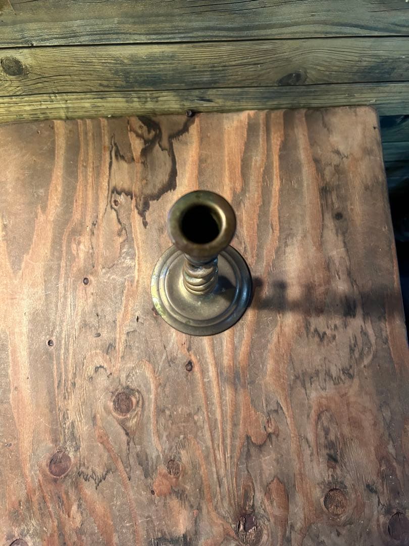 キャンドルホルダー アンティーク 年代不明