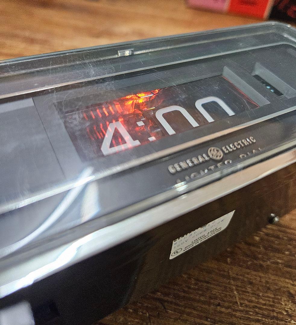 US Vintage General Electric フリップ時計 8120