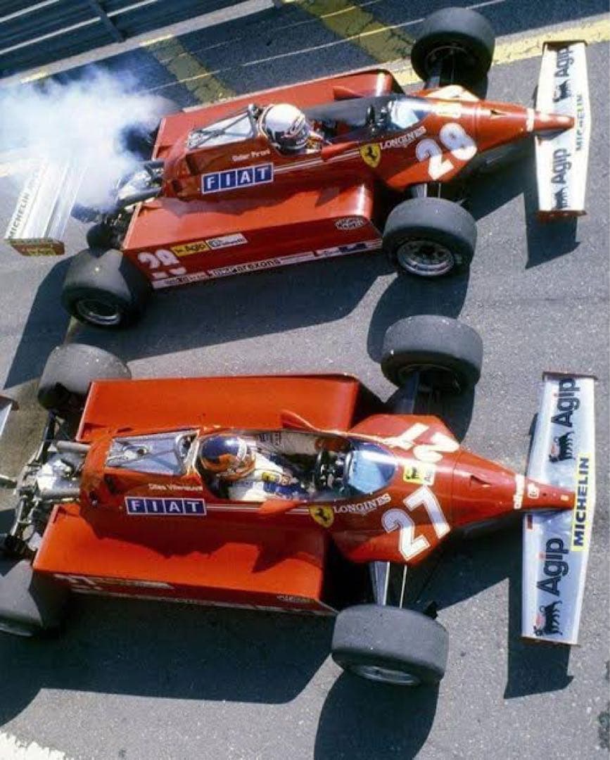 1/18 GP replicas フェラーリ 126CK 1981 D.ピローニ