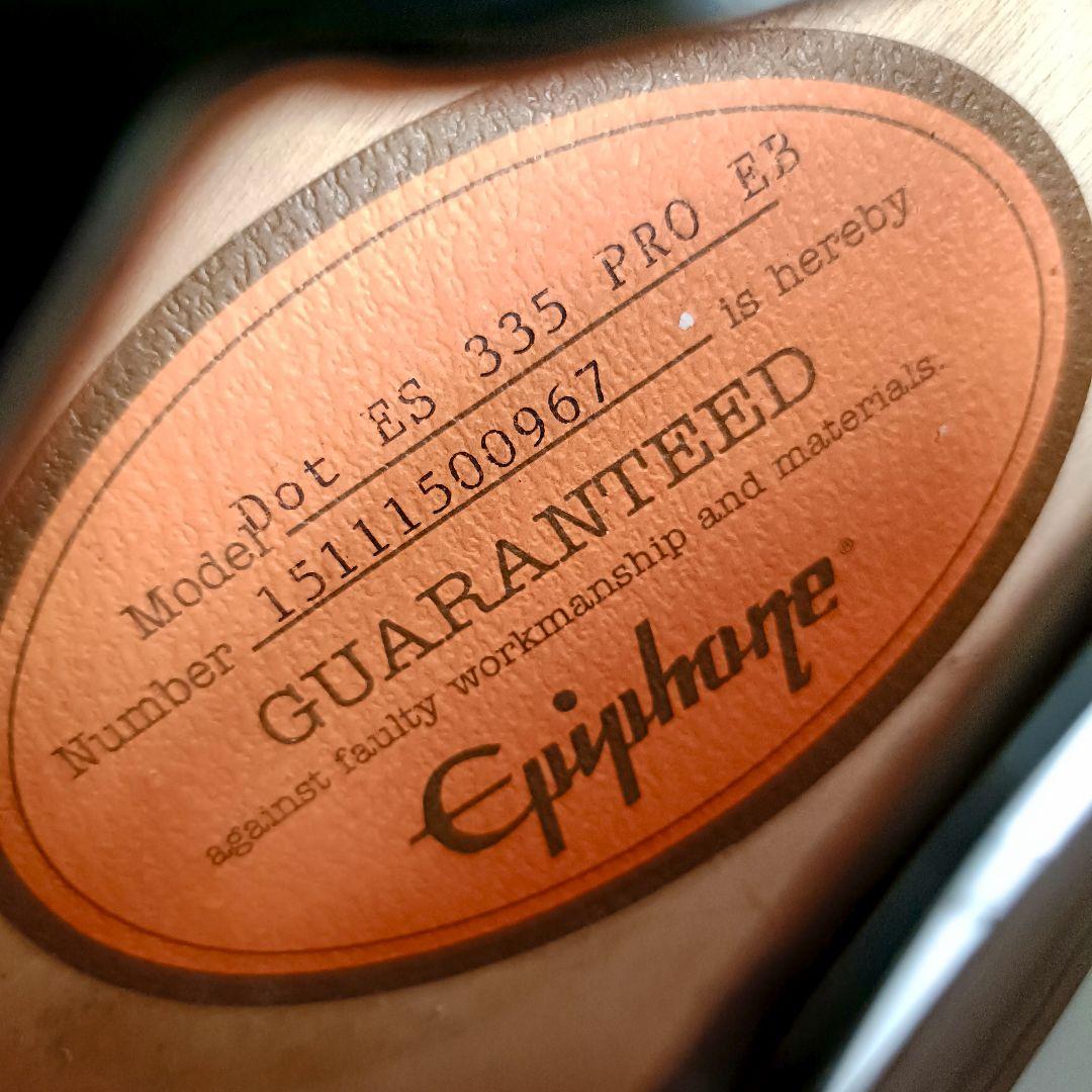 【セール】Epiphone Dot ES-335 PRO 2015年製 メンテ済