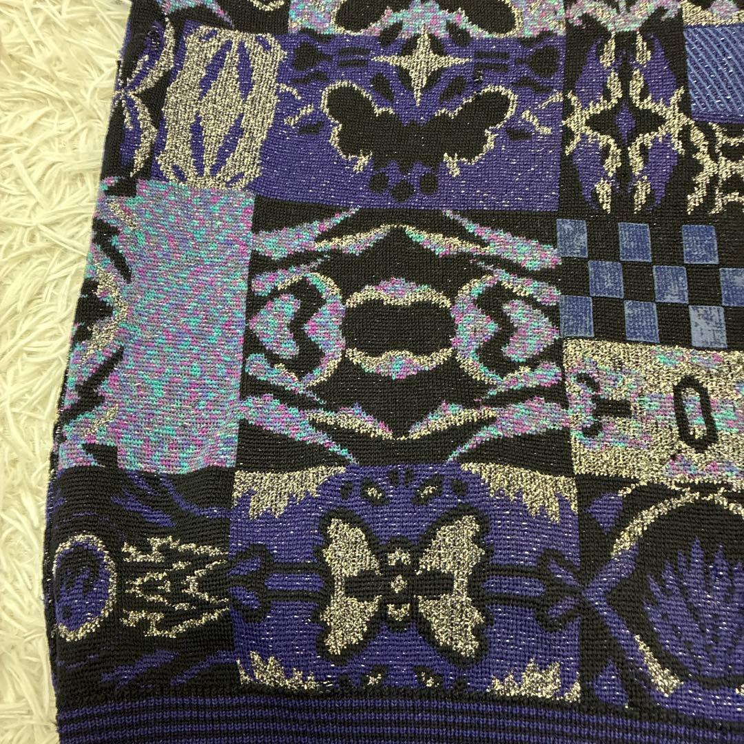 J's ジャンボ尾崎 ブリヂストン　銀糸　ラメ　ゴルフ　セーター ニット　90s