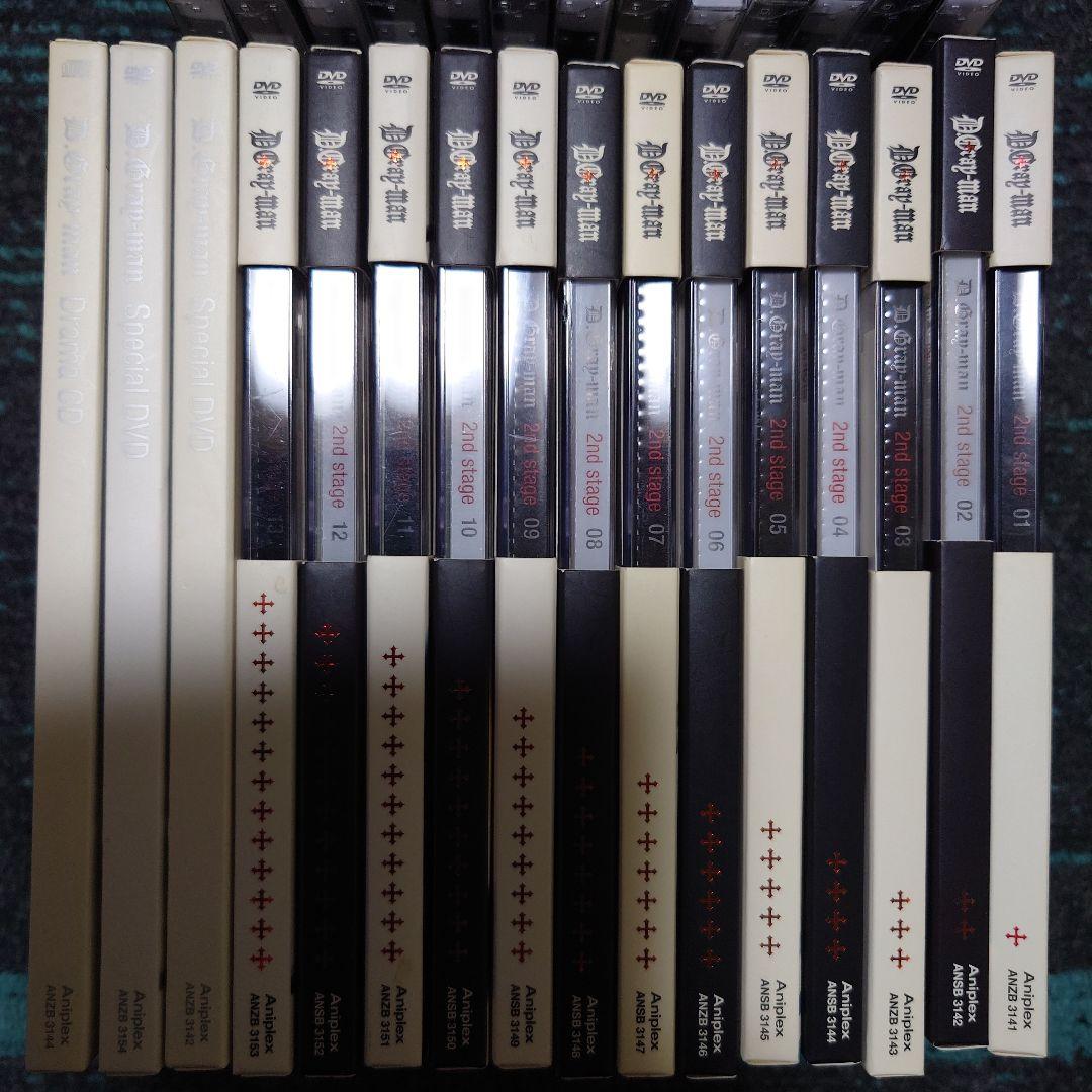 D.Gray-man DVD 1~2期全巻セット+特典DVD+特典CD