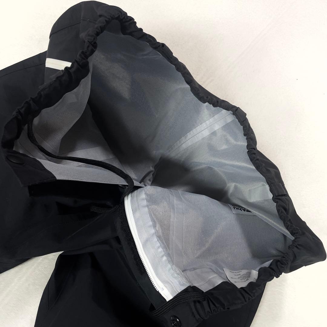極美品 バスブリゲード× アブガルシア スタンダード レインスーツ M ブラック