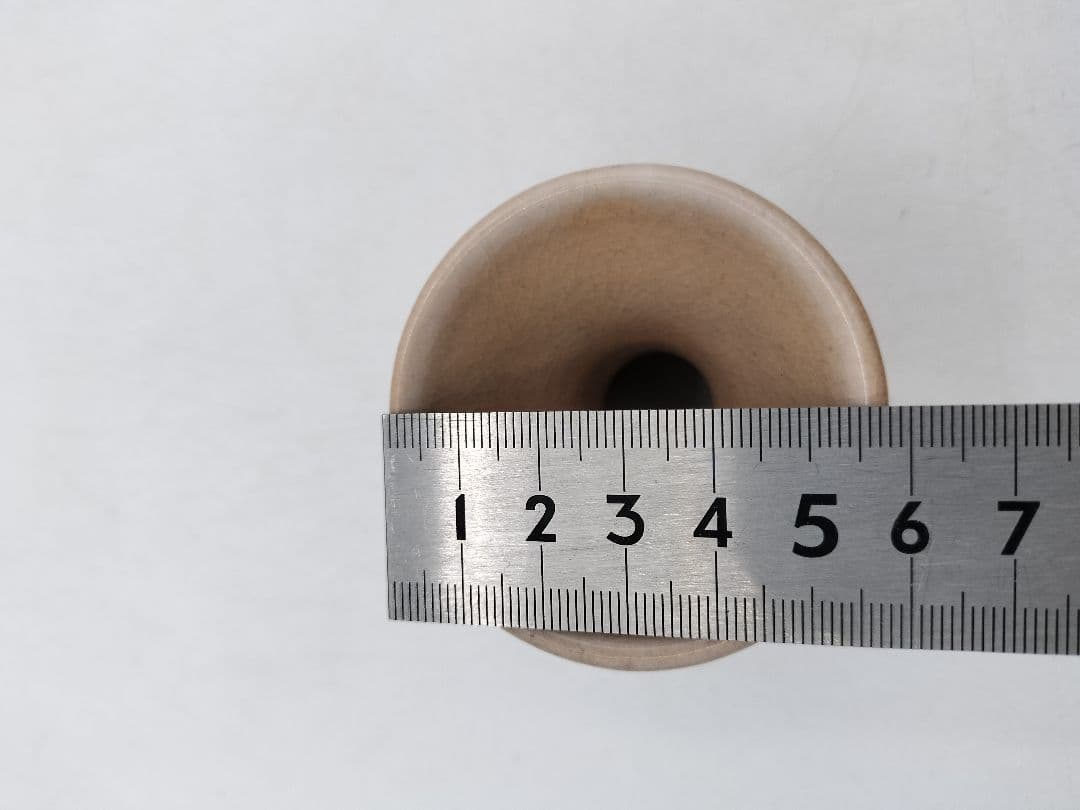 c811【新品・未使用】蓋置 萩焼 千切　坂倉新兵衛 木箱 茶道具