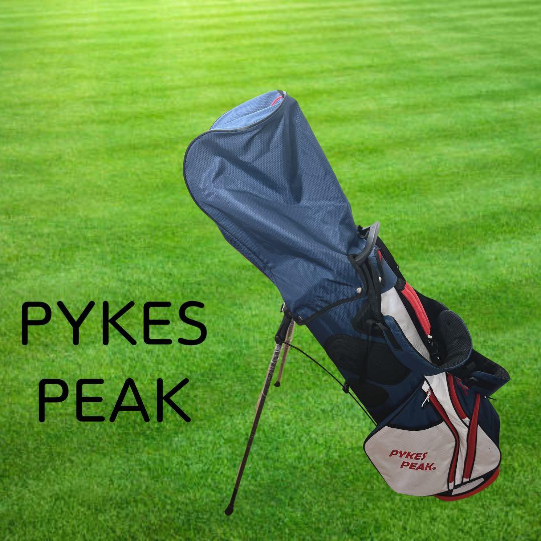 K104 美品 PYKES PEAK パイクスピーク スタンドキャディバッグ