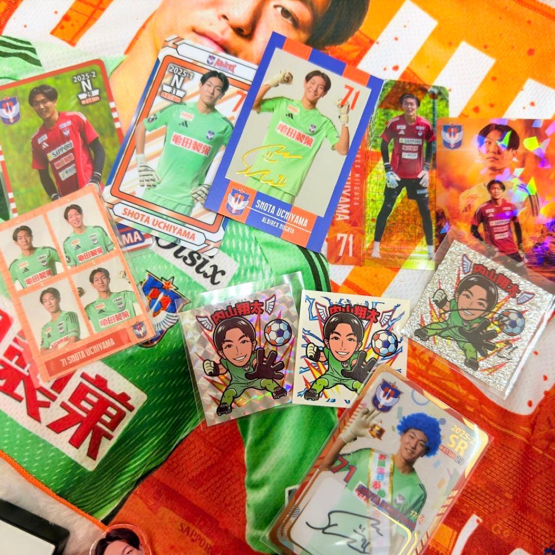 アルビレックス新潟　内山翔太 選手　グッズ　セット　2025シーズン