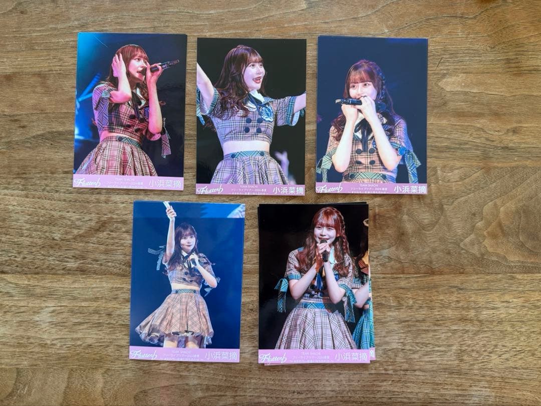 小浜菜摘(flutter♭、log you)チェキ、生写真、トレカ