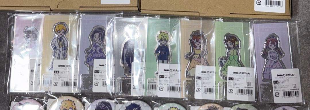 DMMスクラッチ メダリスト　れとぽぷシリーズ　アクリルスタンド　全種セット