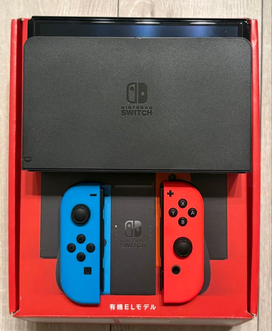 Nintendo Switch 有機EL 本体 青/赤 Joy-Con付き