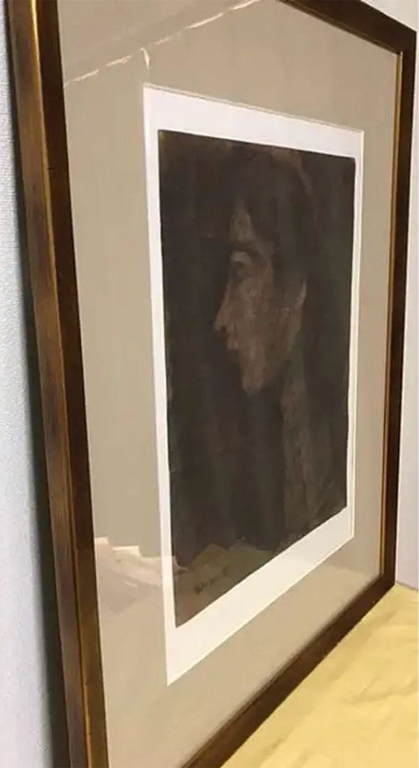 巨匠 林武 パステル画 真作保証 赤洋紙 1点物 原画