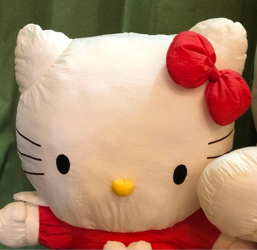 激レア サンリオ ハートパーク ハローキティ 特大ぬいぐるみ ナイロン