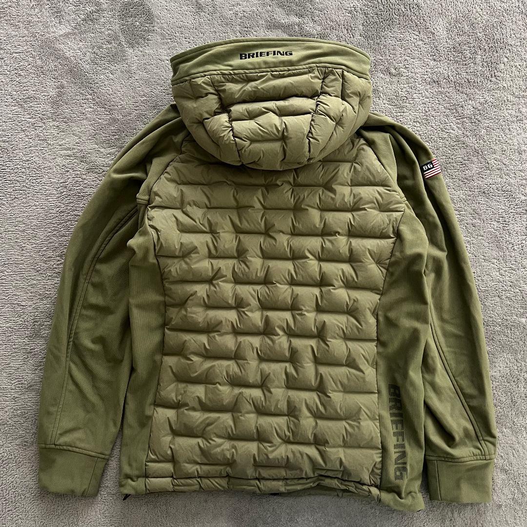 BRIEFING ブリーフィング　ダウンジャケット　中綿　メンズ　ゴルフ　カーキ