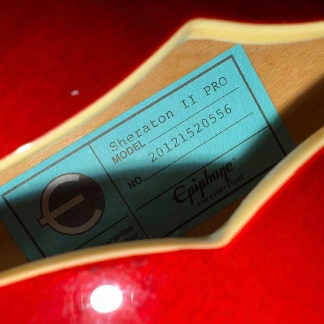 Epiphone Sheraton II Pro セミアコ エレキギター
