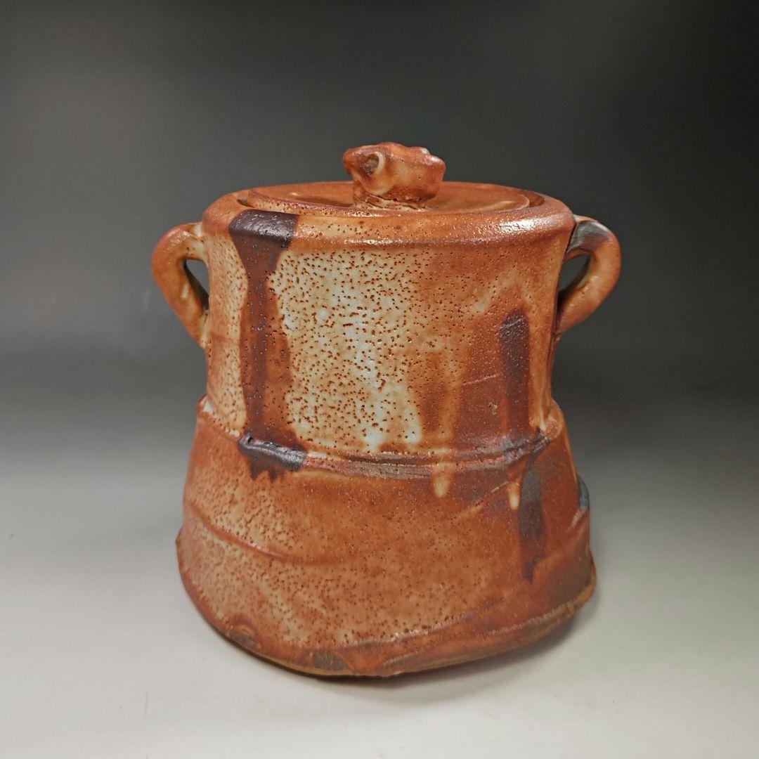 イ372 水指『養心窯元　樋口雅之作』『志野水指　共箱』茶道具