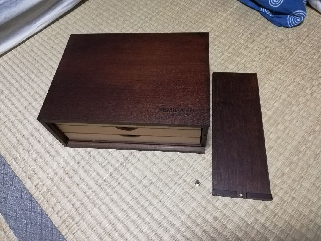 REMBRANDT レンブラントソフトパステル90色セット(人物画用木箱入り)