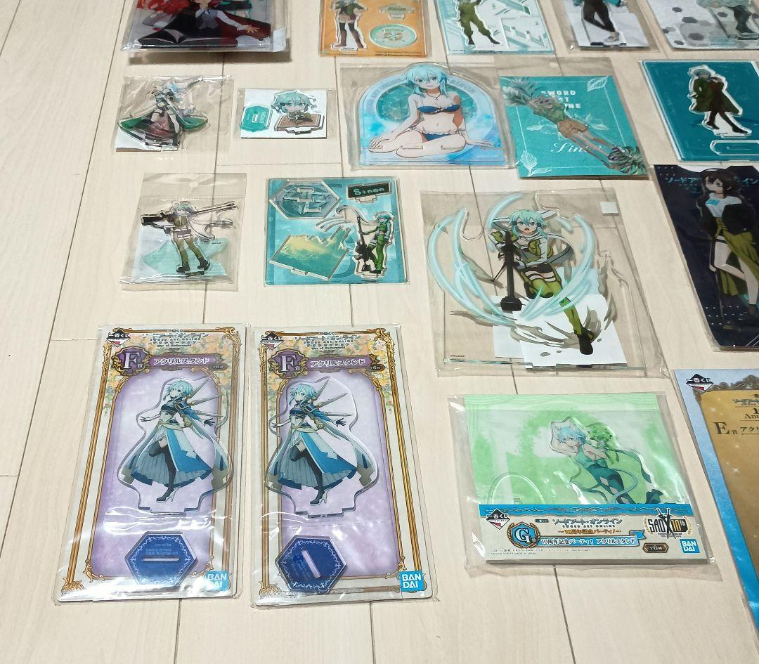 ソードアート・オンライン　シノン　アクリルスタンド　ラバスト　24個セット