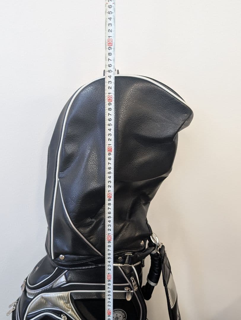 【Munsingwear】 キャディバッグ ブラック・シルバー