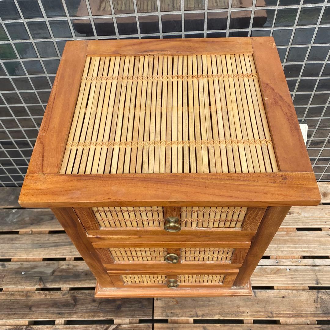 ヴィンテージ バンブーチェスト 収納家具 インテリア 店舗什器