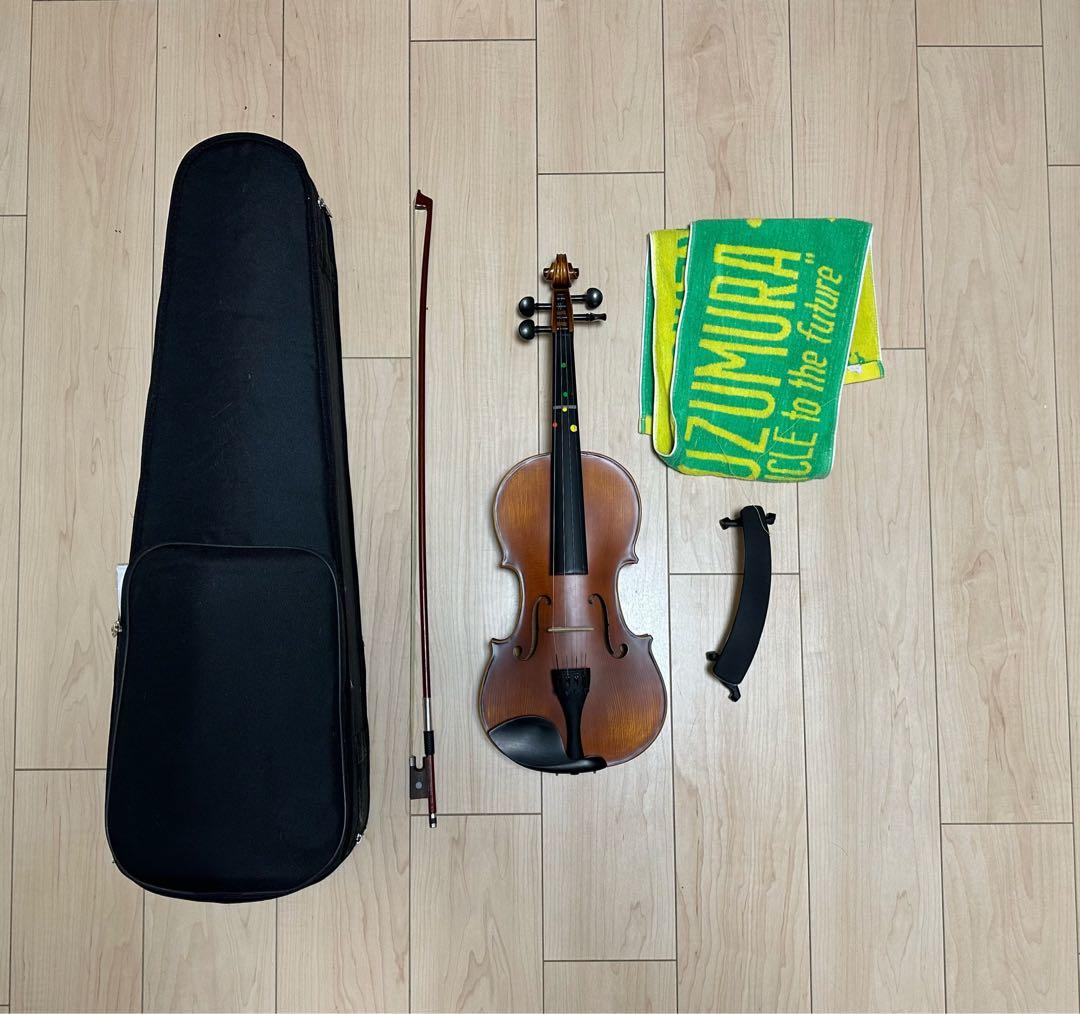 バイオリン 4/4 初心者おすすめ セット（本体・弓・ケース・肩当付き）