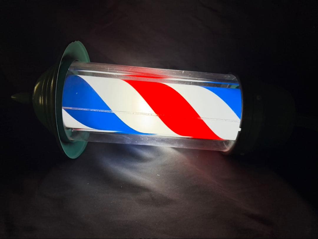 サインポール　大阪サイン　理容　美容　床屋　店舗　昭和レトロ　アンティーク