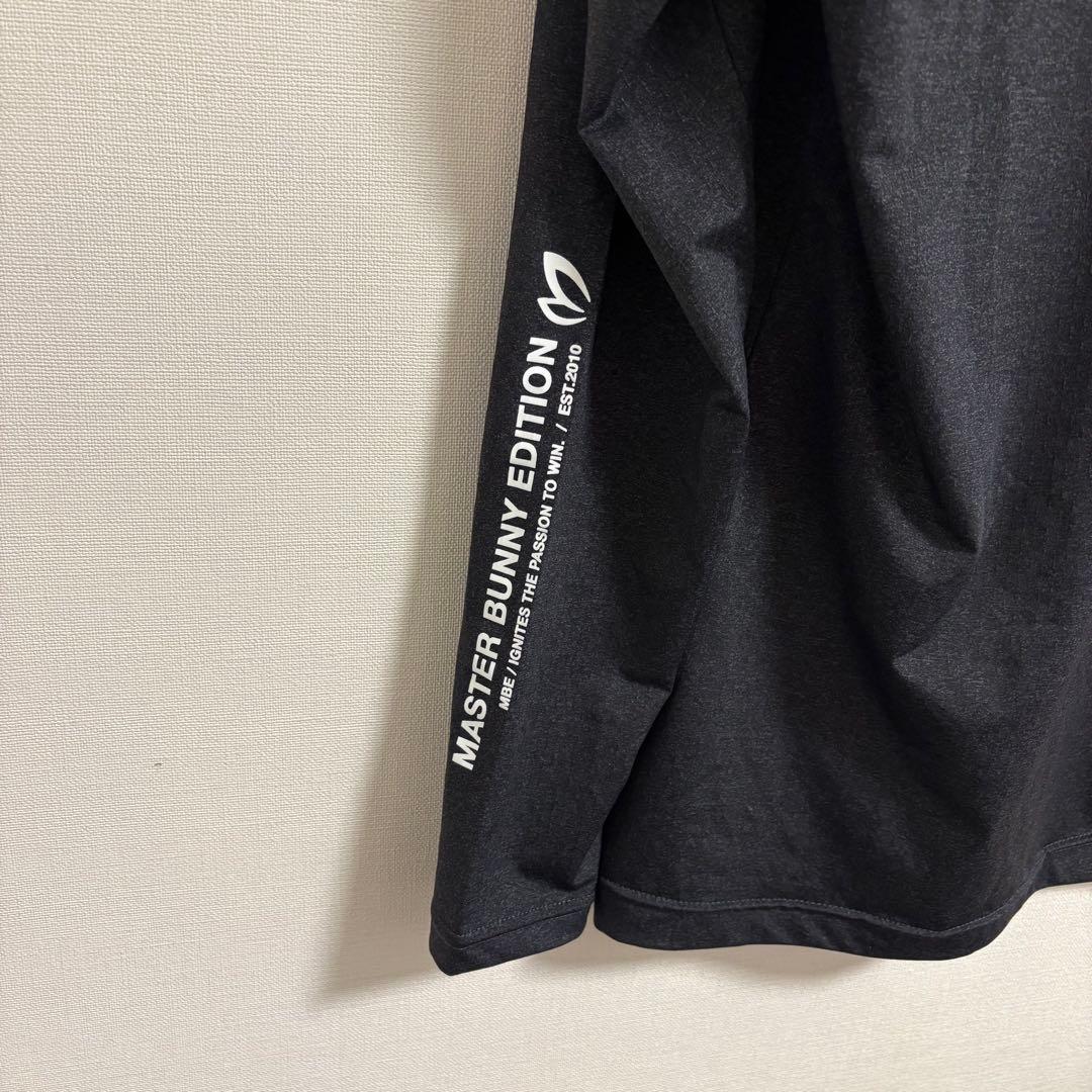 MASTERBUNNYEDITION ナイロンベア天竺長袖Uネックカットソー