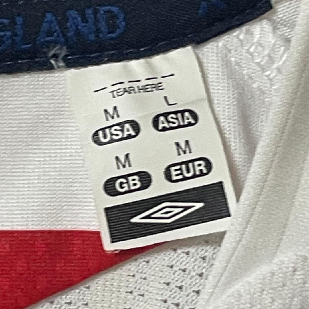 【新品タグ付き】 アンブロ　イングランド代表　ジェラード　ユニフォーム　背番号4