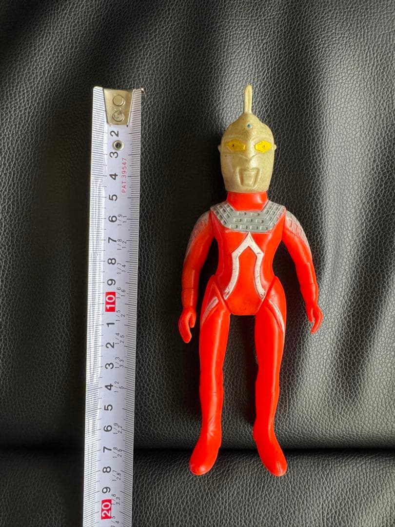 【ブルマァク初期セブン】昭和当時物 ウルトラセブン 顔グレー成形 入手困難