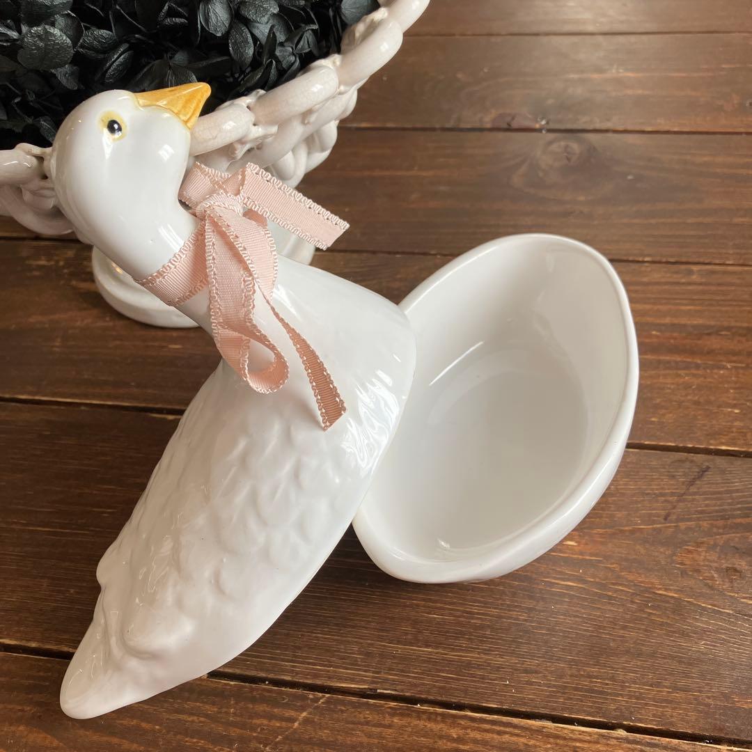 フランスアンティーク ミッシェルコーガン アヒル テリーヌポット