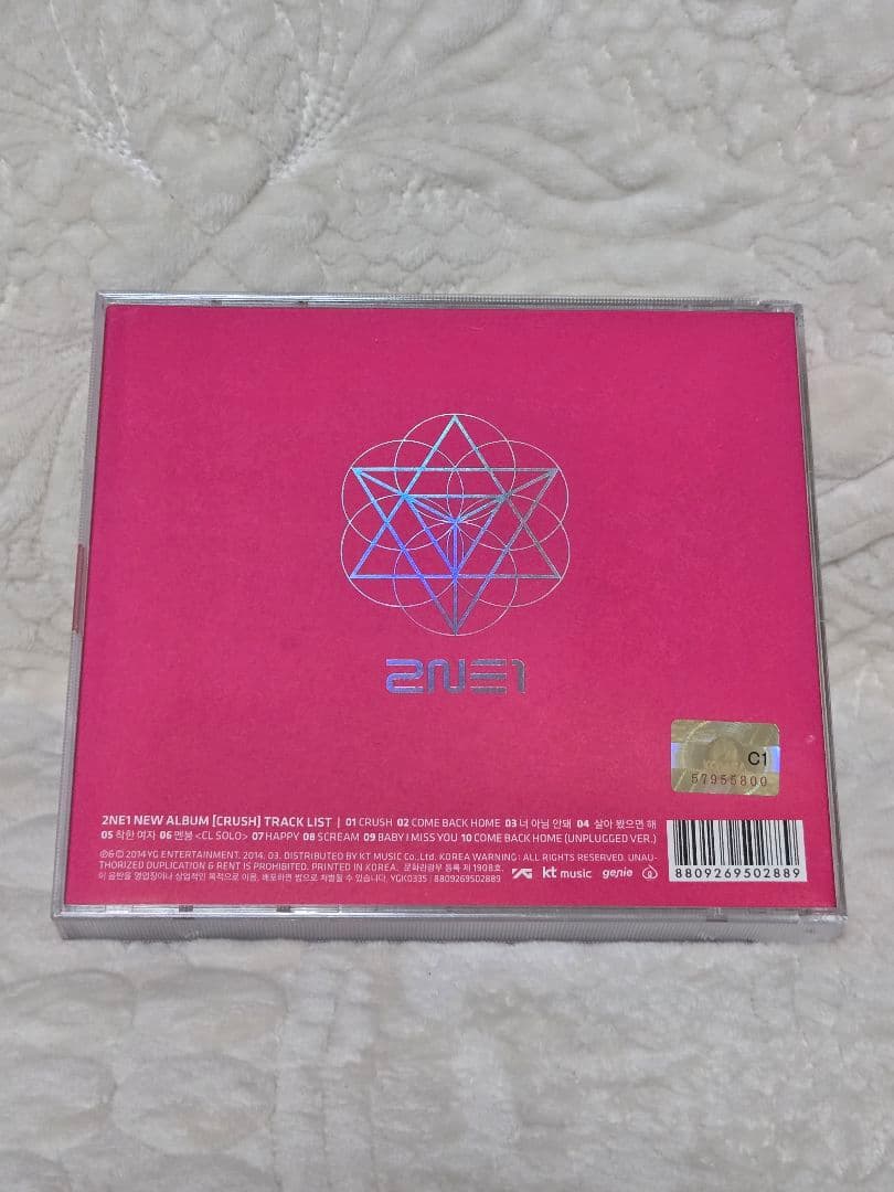 ​【世界に1枚】2NE1 CL 直筆メッセージ入り 生ポラロイド ＆ CRUSH