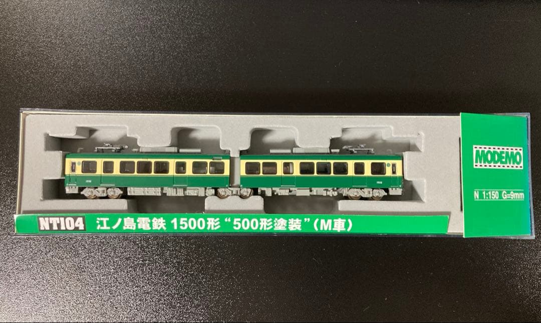 MODEMO 江ノ島電鉄　1500形　500形塗装　M車　Nゲージ　江ノ電