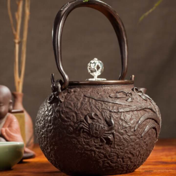 YZ 鉄器 急須 伝統工芸 手作り 鉄分補給 鉄瓶