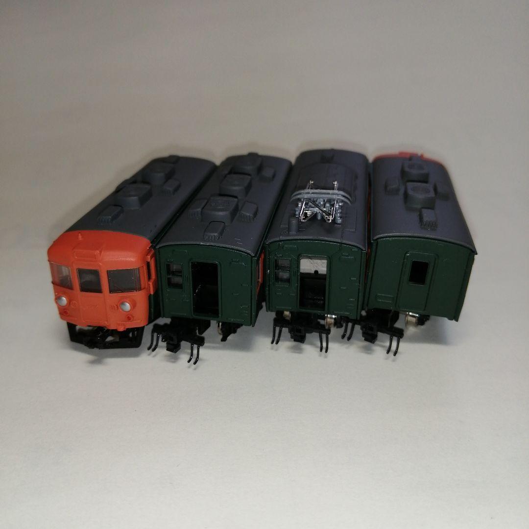 バンダイ動力N化Bトレインショーティー 153系湘南4両新快速4両セット