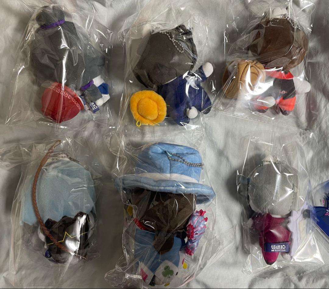 逆転裁判 领结猫コラボ ぬいぐるみ 海外限定 6点セット