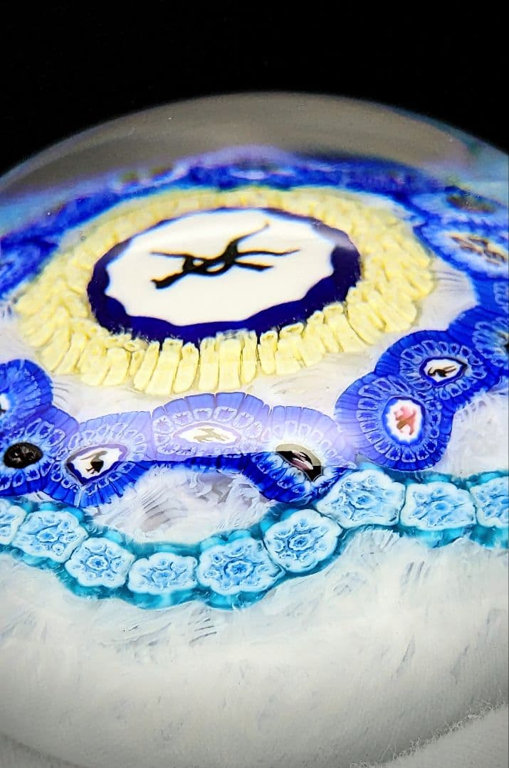 Baccarat 1974年 ミルフィオリ 千の花 ペーパーウェイト