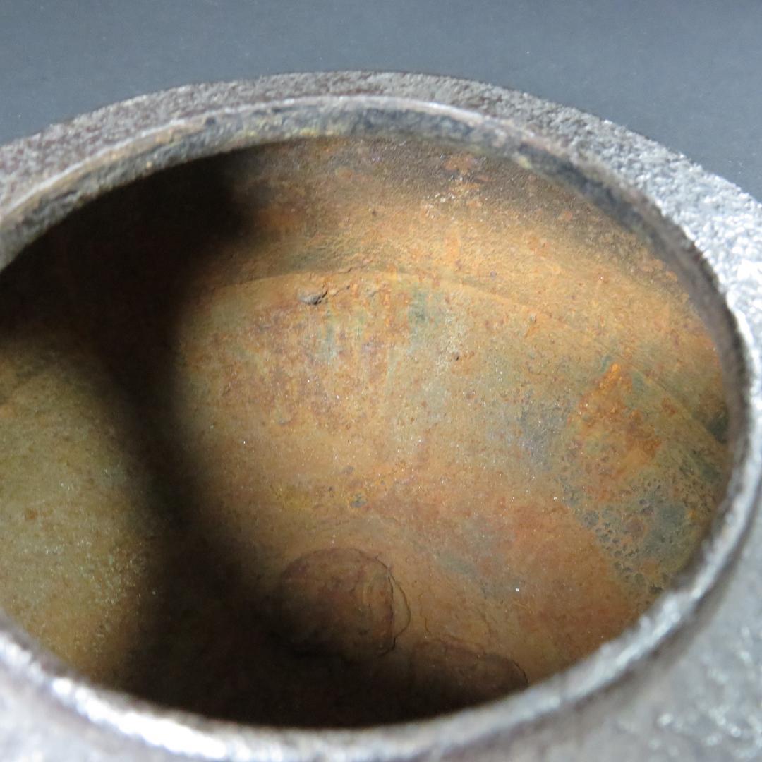 茶釜 風炉 大講堂 内錆あり 茶道具 茶器 在銘 茶の湯