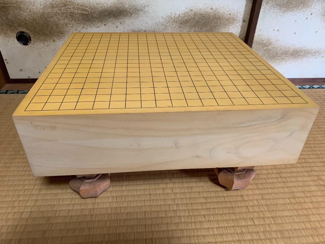 【国産】　イチョウ　５寸碁盤