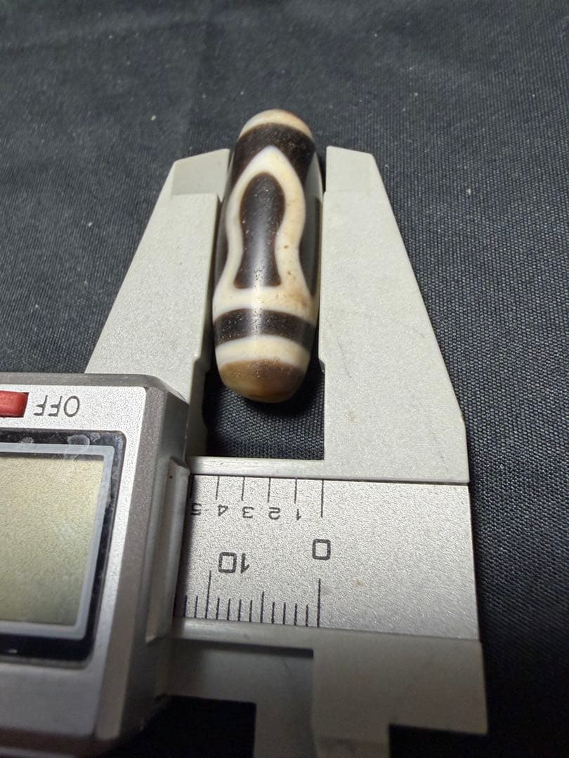 上肯老礦天珠‼️西蔵老礦手工伝承一眼山形天珠