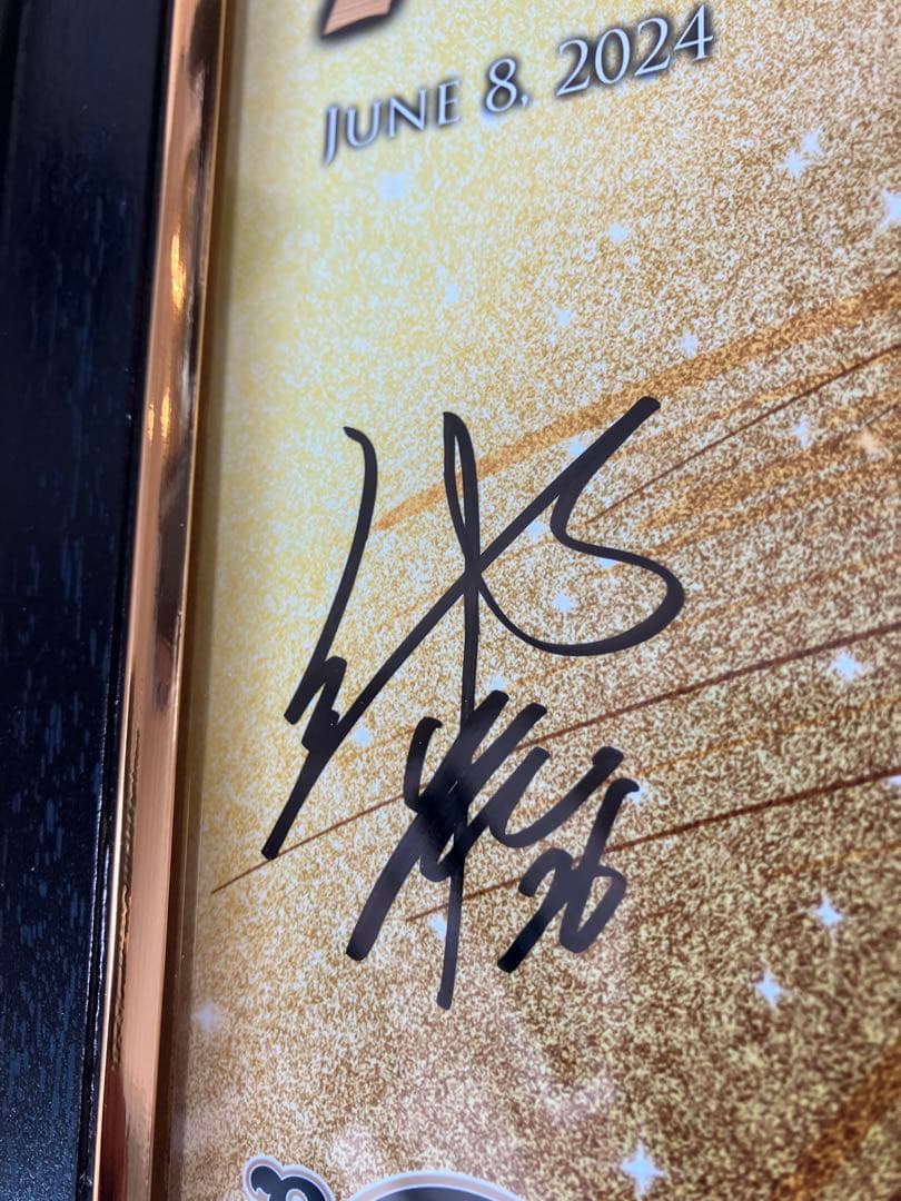 齋藤　響介　初勝利 サイン入りフォトフレーム